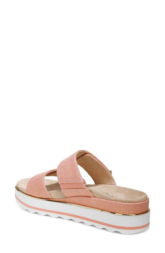 Vionic Brandie Platform Slide Sandal In Roze ModeSens