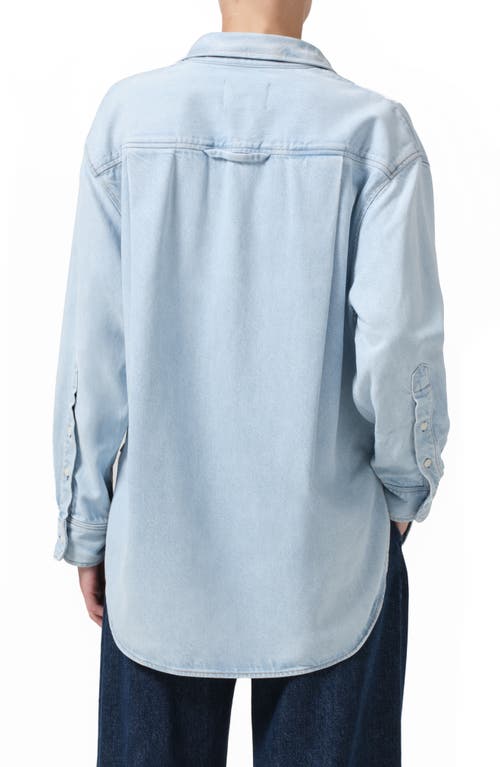 CITIZENS OF HUMANITY CITIZENS OF HUMANITY KAYLA OVERSIZE CHAMBRAY BUTTON-UP SHIRT