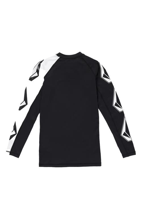 Shop Volcom Surf Vitals Jack Robinson Long Sleeve Rashguard In Black