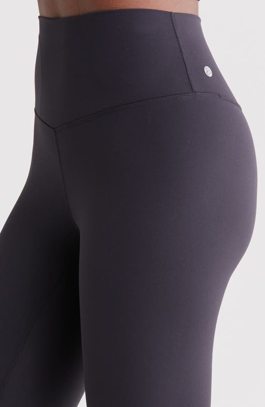 Zella Studio Luxe High Waist Capri Leggings In Black