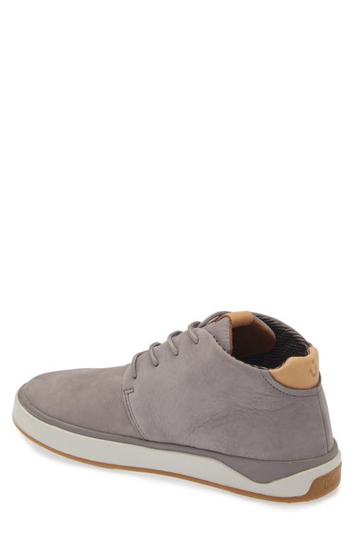 Shop Olukai Papakū 'ili Waterproof Chukka Boot In Graphite/graphite