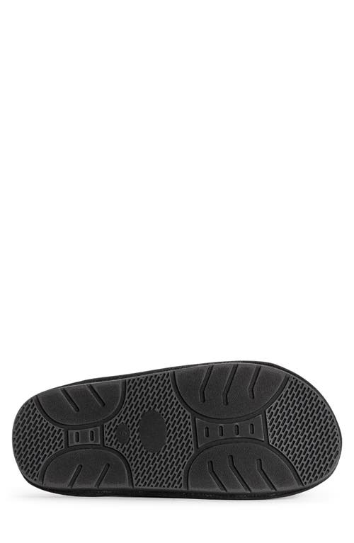 Muk Luks Abbott Faux Fur Lined Slipper In Mahogany