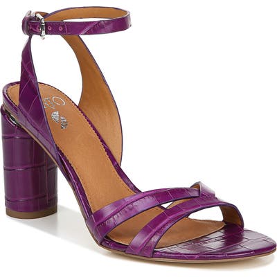 Sarto By Franco Sarto Omaha Ankle Strap Sandal, Purple