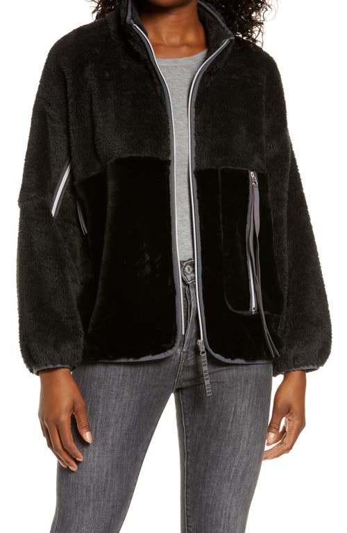 UGG(R) Marlene Faux Fur Jacket in Black