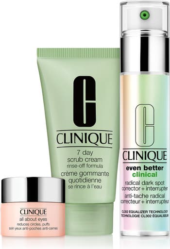 Clinique On The Bright Side: Brightening Skin Care Set (Limited Edition) USD $74 Value