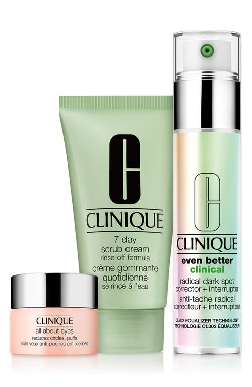 Clinique On The Bright Side: Brightening Skin Care Set (Limited Edition) USD $74 Value