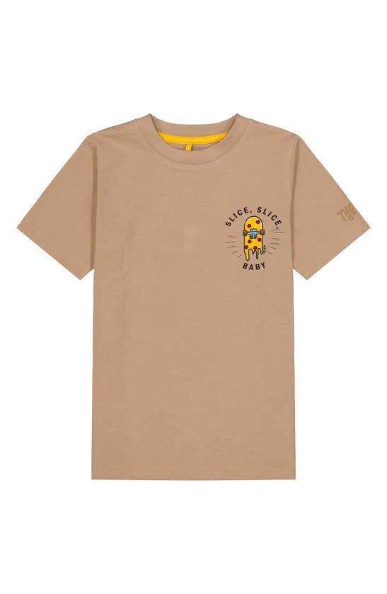 Shop The New Kids' Julio Organic Cotton Graphic T-shirt In Cornstalk