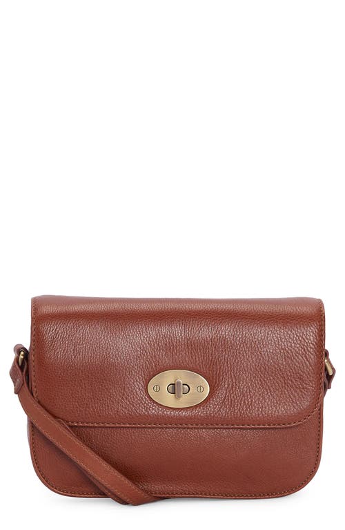 Isla Leather Crossbody Bag in Brown