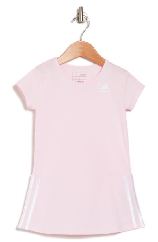 Shop Adidas Originals Kids' Pique Polo Dress In Clear Pink