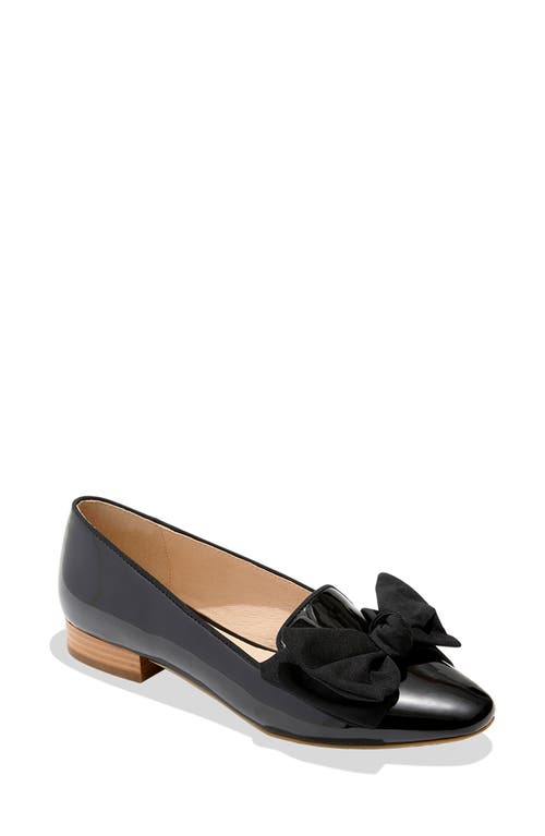 Jack Rogers Brookline Bow Loafer in Black 