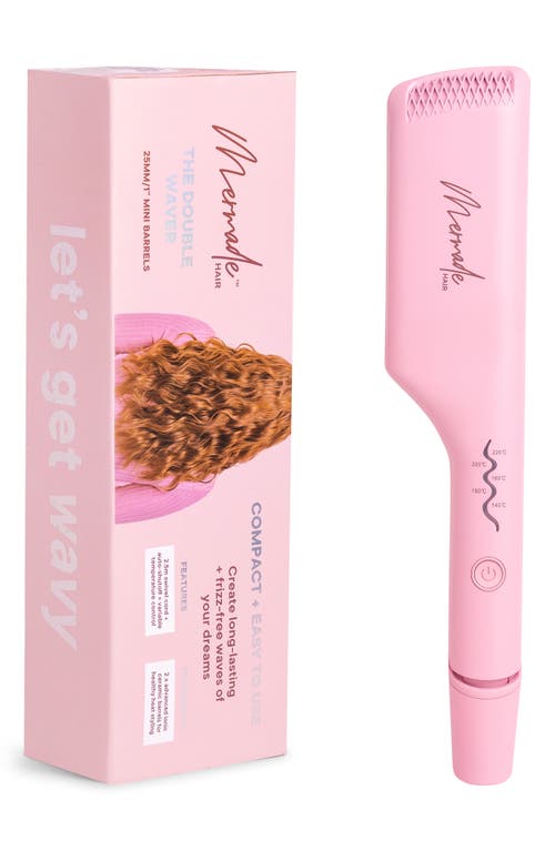 Mermade Hair The Double Waver In Pink