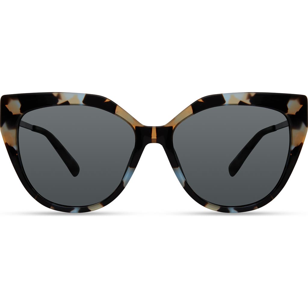 Derek Lam 10 Crosby Campbell Sunglasses In Blue Brown Tortoise