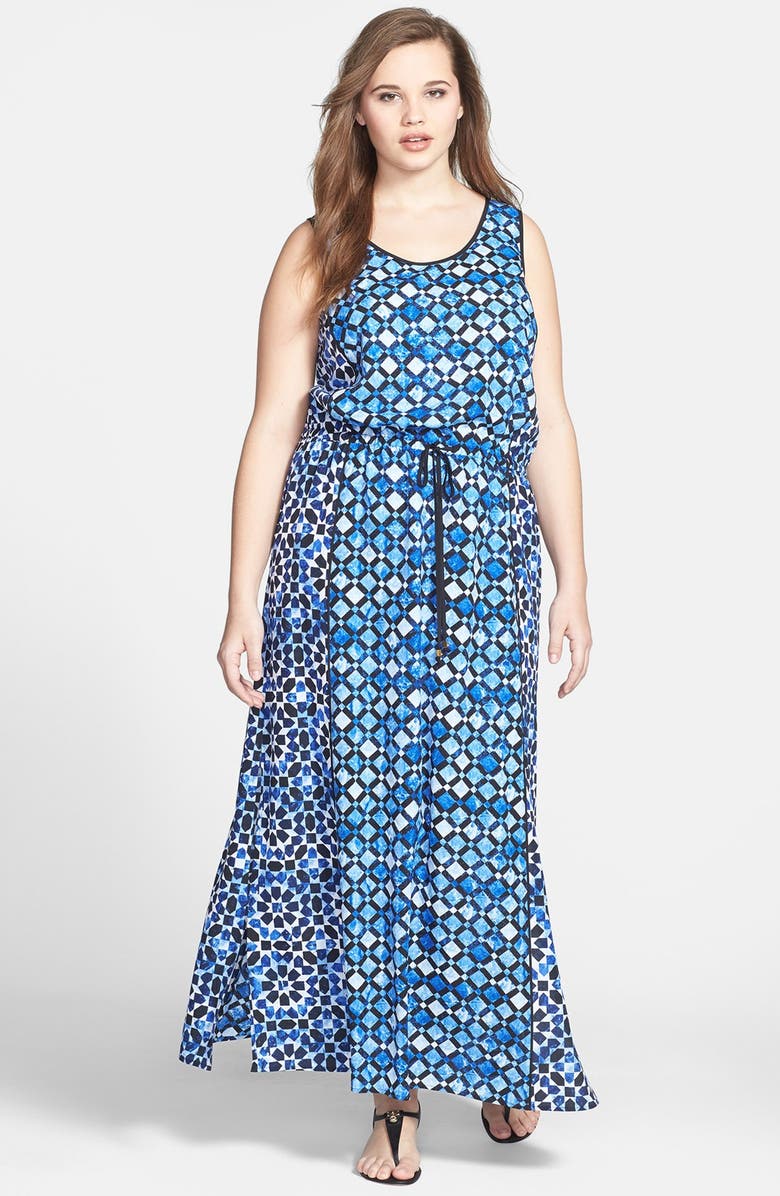 MICHAEL Michael Kors Print Maxi Dress (Plus Size) | Nordstrom