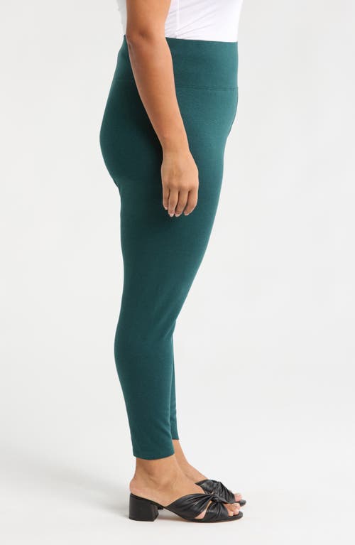 Shop Eileen Fisher High Waist Ankle Leggings In Pine