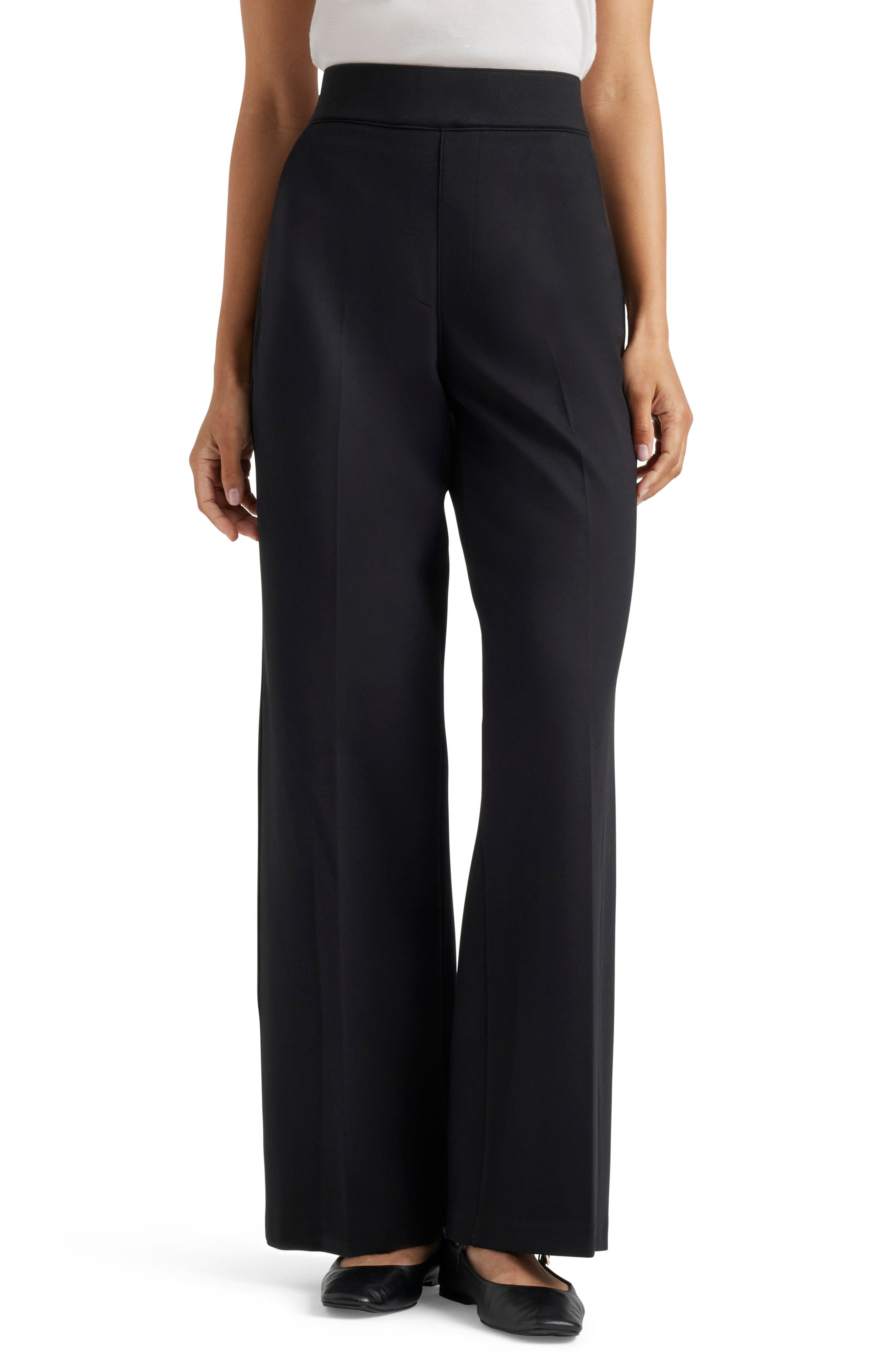 Splendid Briella Wide Leg Pants in Black 