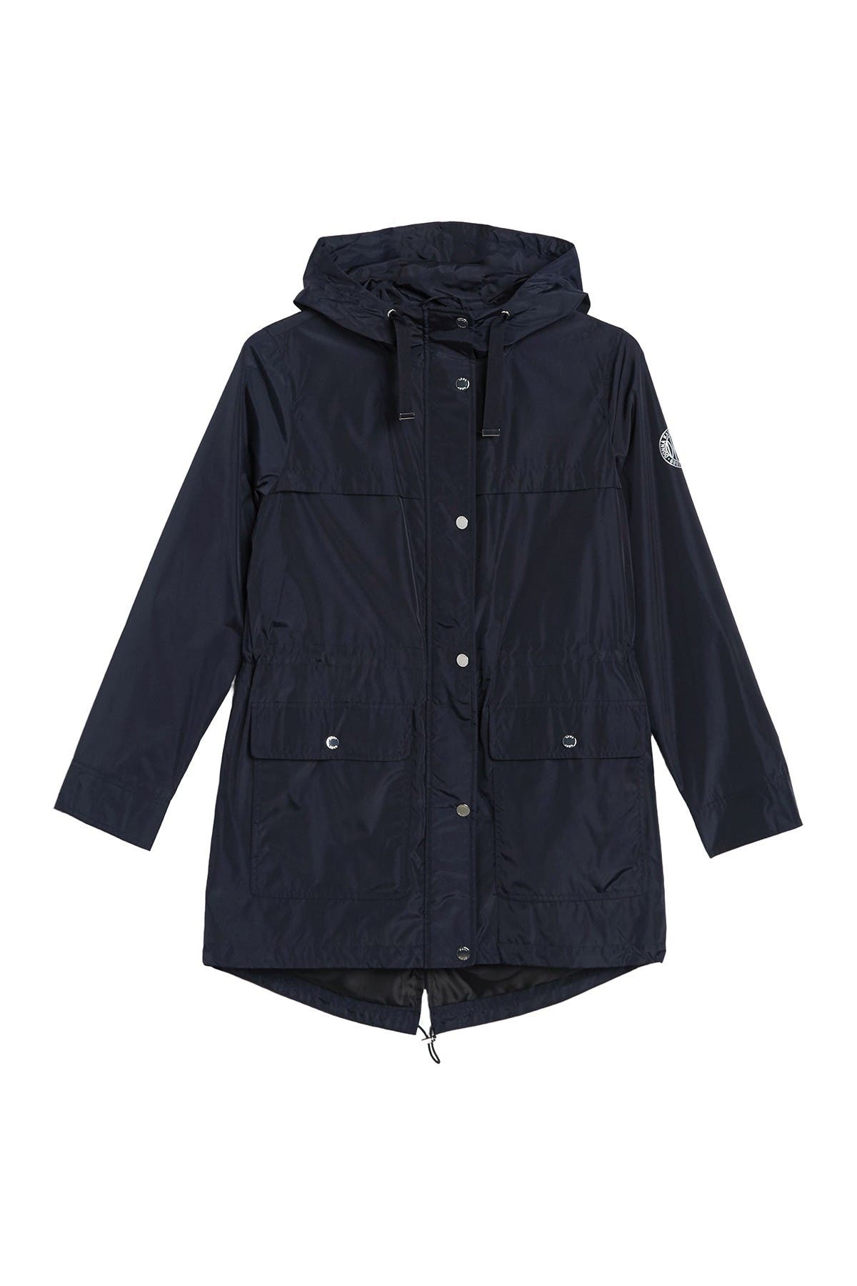 dkny raincoat with hood
