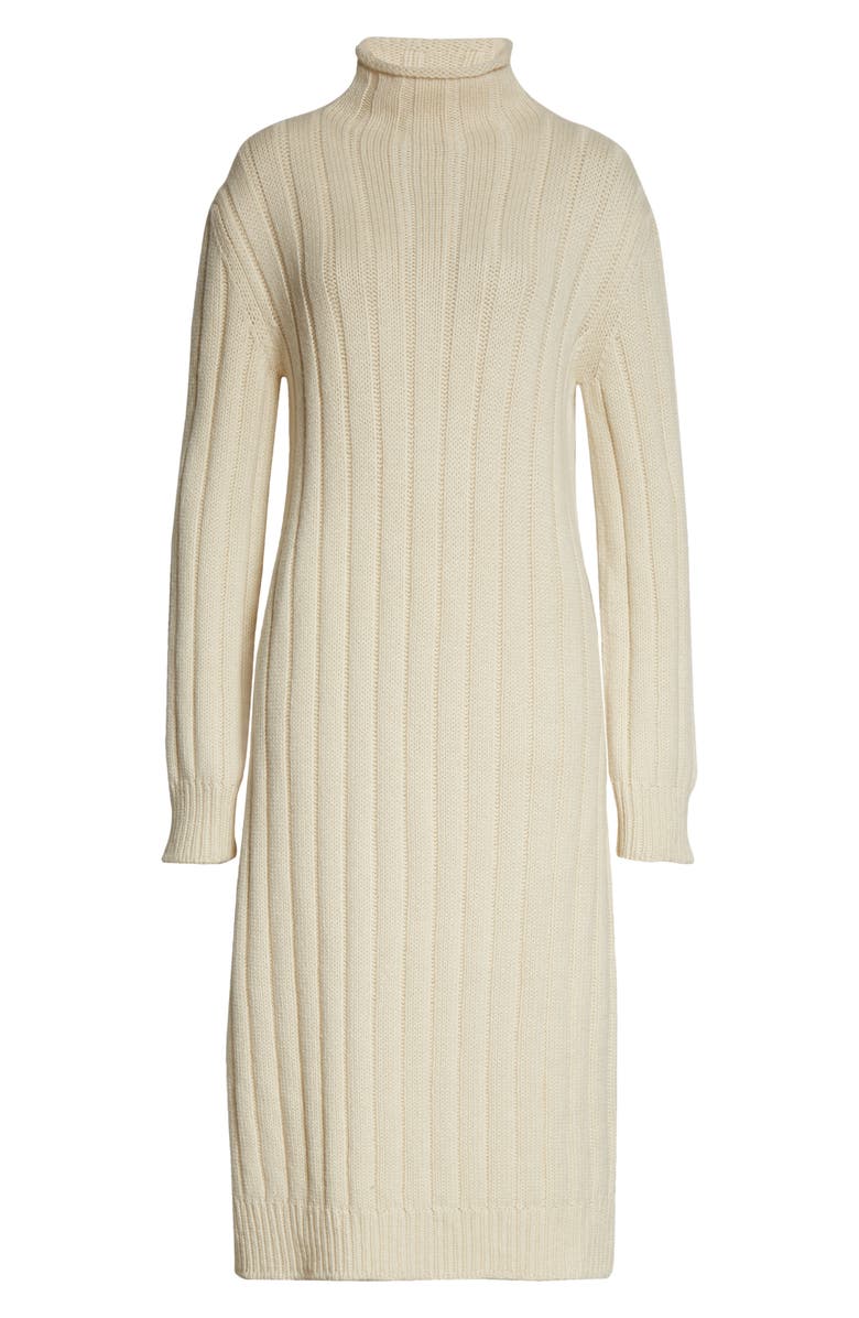 The Row Doa Long Sleeve Rib Cashmere Sweater Dress | Nordstrom