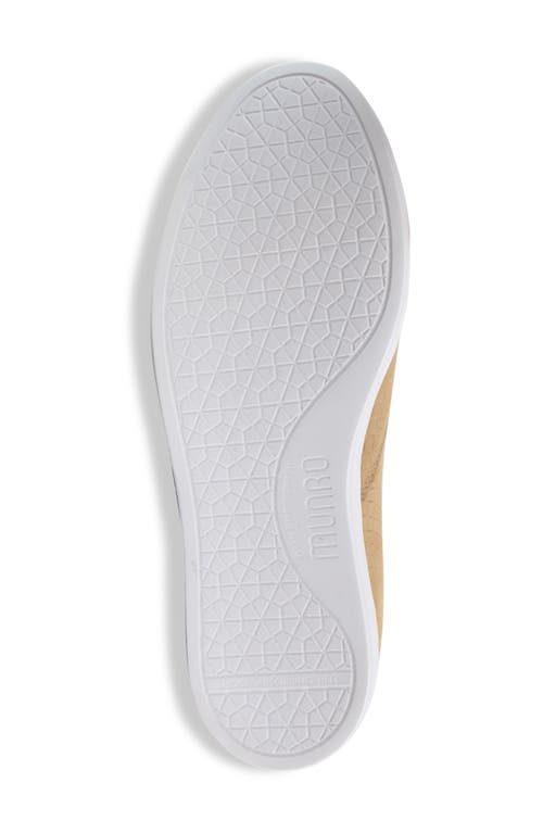 Munro Lennox Slip-on Sneaker In Sand Nubuck