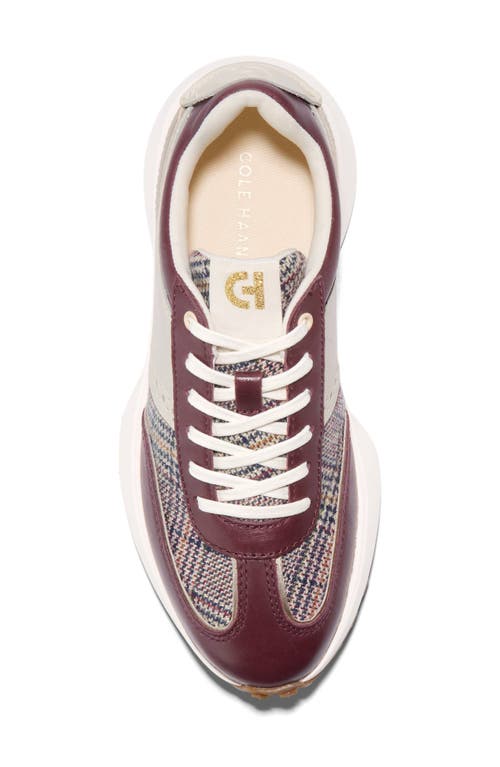 Cole Haan Grand Crosscourt Meadow Sneaker In Plaid/ivory