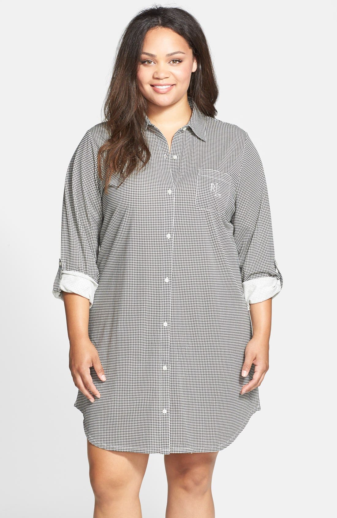 Lauren Ralph Lauren Cotton Jersey Sleep Shirt (Plus Size) Nordstrom