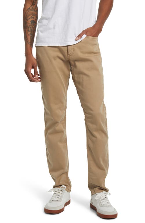 DUER No Sweat Relaxed Tapered Performance Pants in Desert Khaki