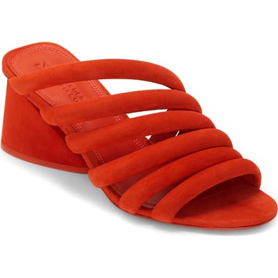 Mercedes Castillo Izzie Slide Sandal- Red