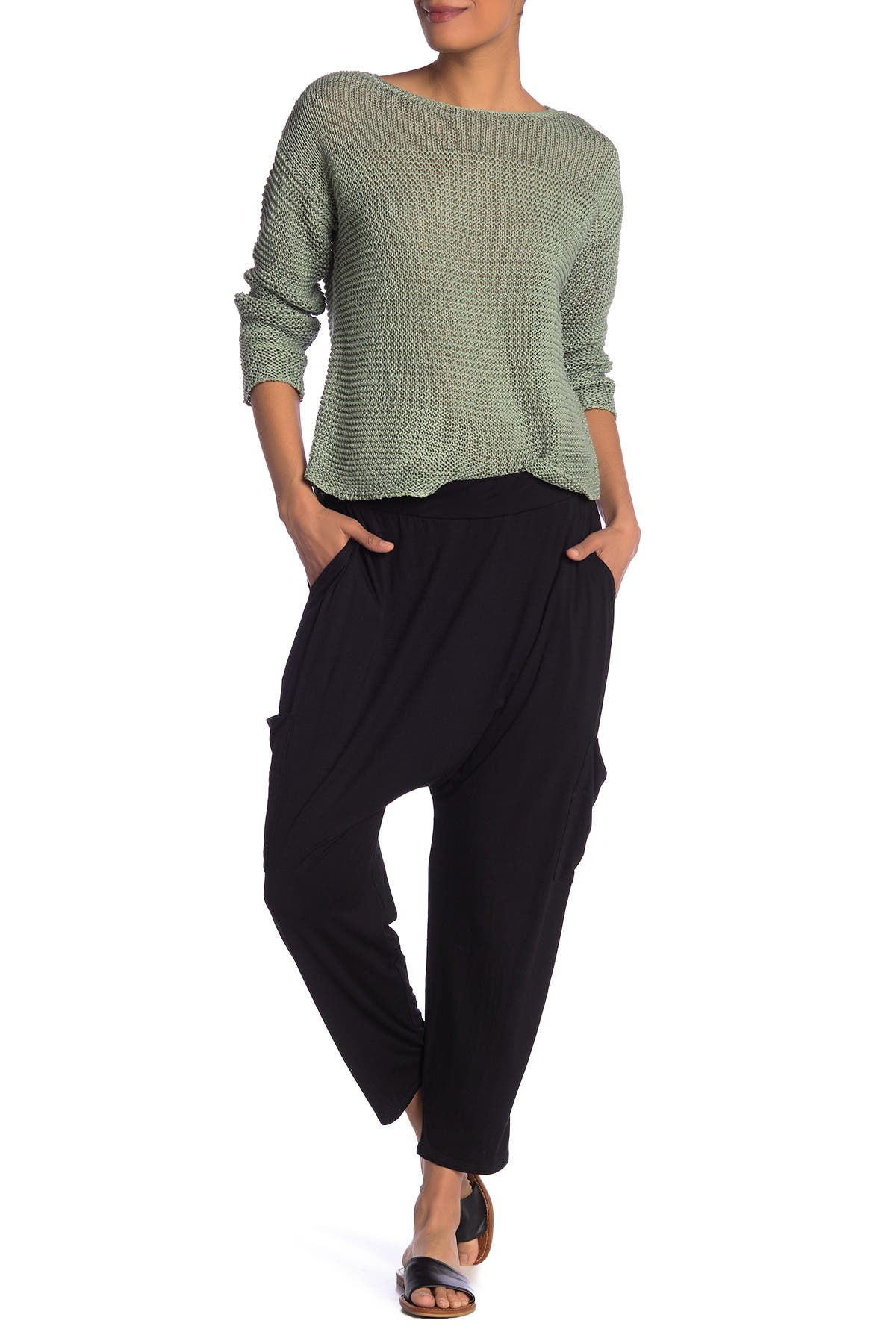 eileen fisher harem jumpsuit