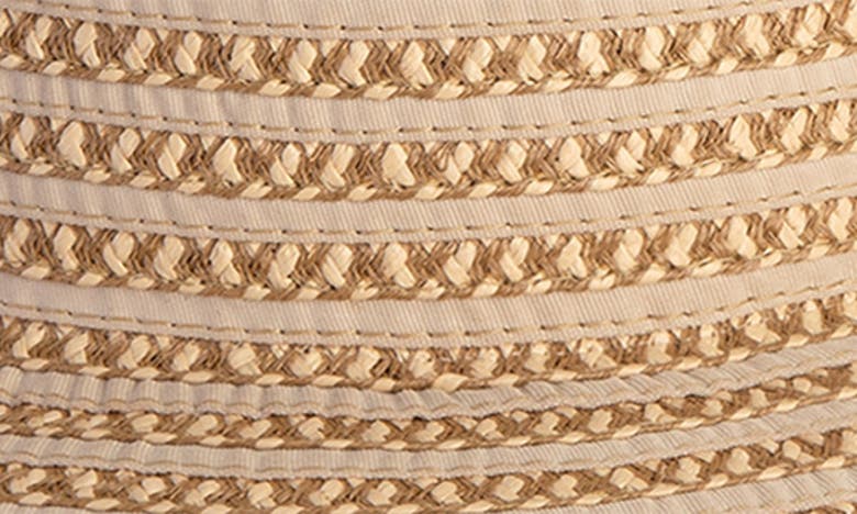 Eric Javits Margot Packable Straw Hat In Peanut