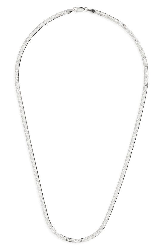 Shop Argento Vivo Sterling Silver Mariner Chain Necklace In Silver