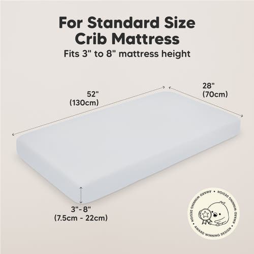 Keababies Soothe Fitted Crib Sheet In Cove