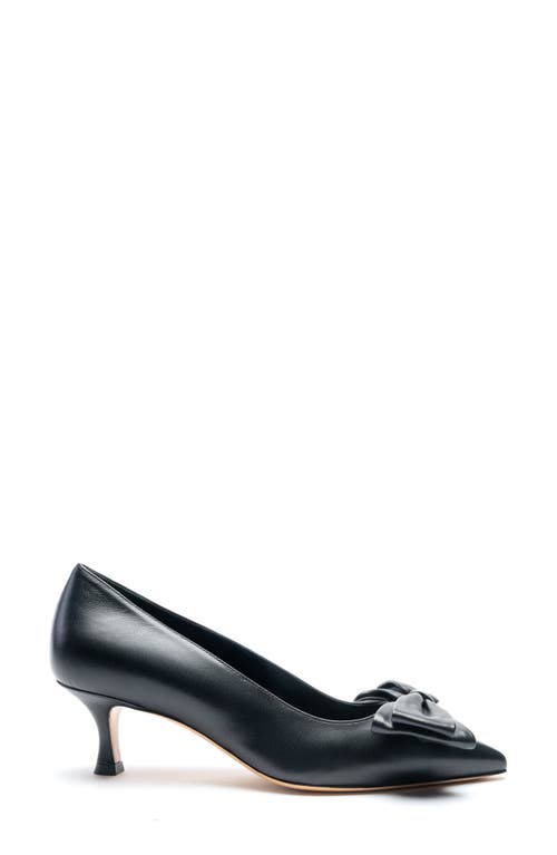 Bruno Magli Nadia Pointed Toe Kitten Heel Pump In Black
