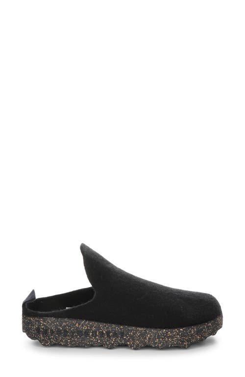 Shop Asportuguesas By Fly London Fly London Come Sneaker Mule In Black Tweed/felt