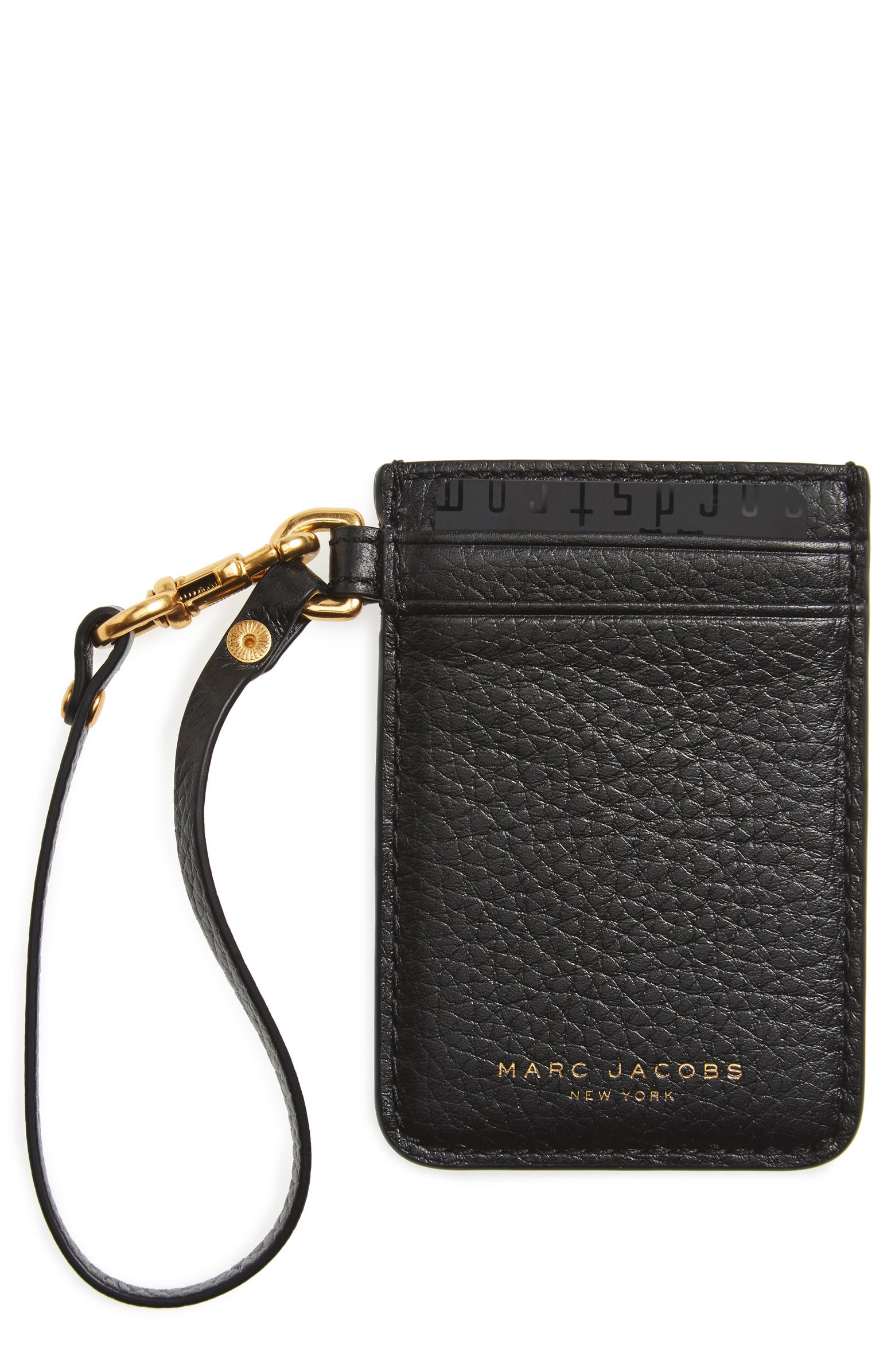 MARC JACOBS Commuter Leather Card Case | Nordstrom