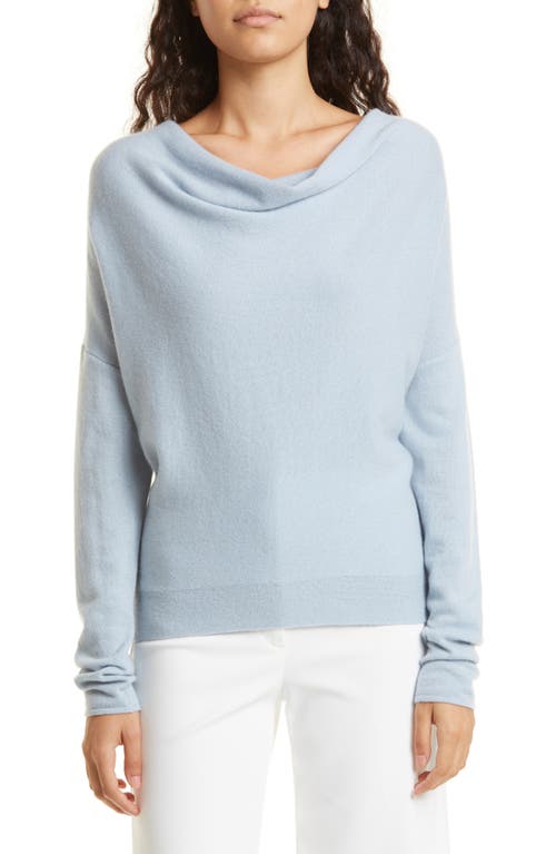 Club Monaco Cowl Neck Recycled Cashmere Sweater in Blue