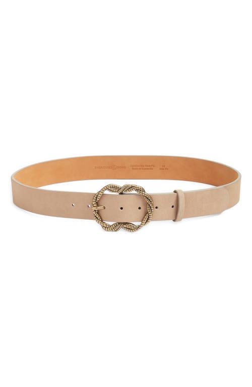 TREASURE & BOND TREASURE & BOND CARMEN TWIST ROPE BUCKLE LEATHER BELT