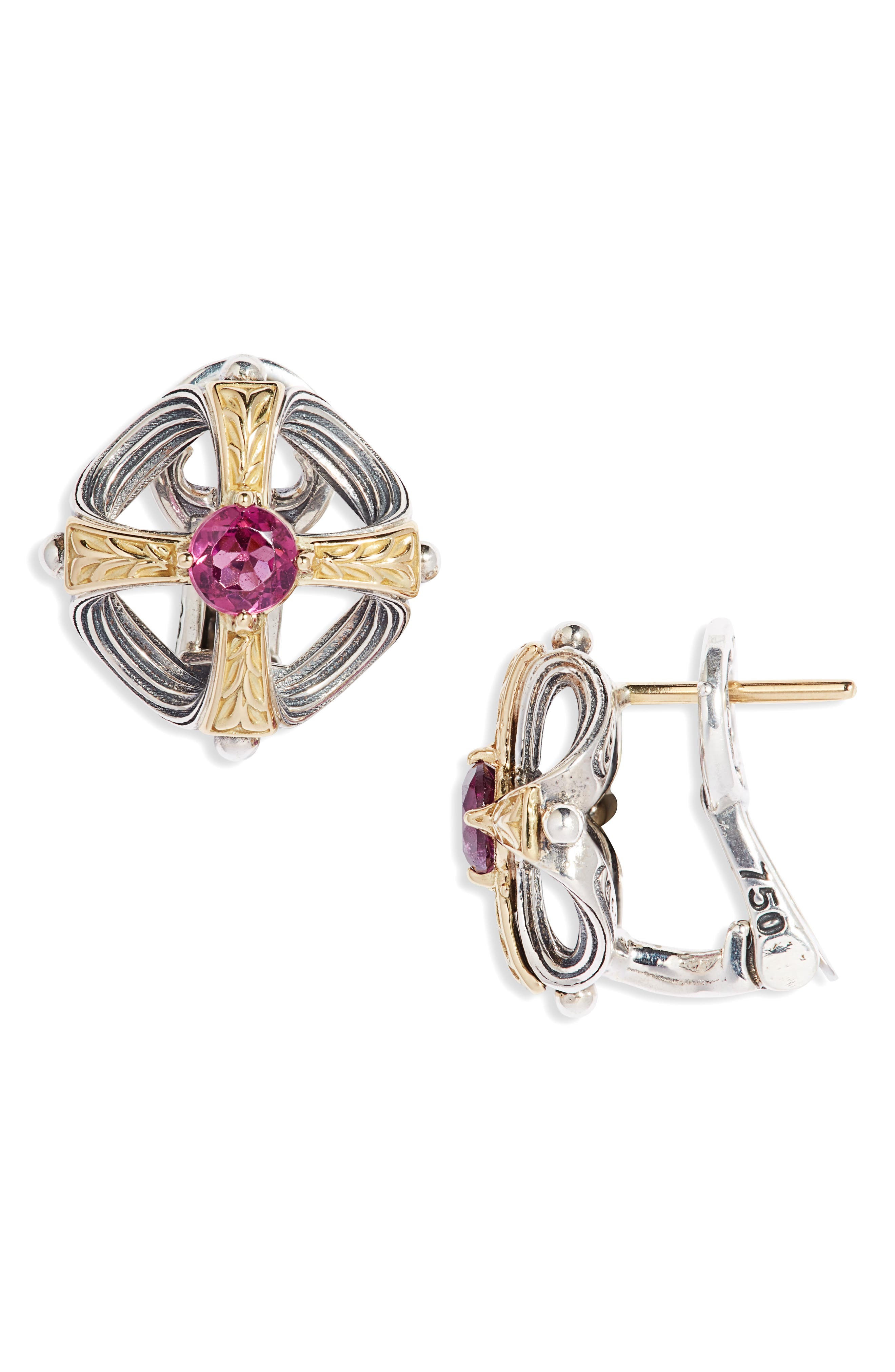 konstantino cross earrings