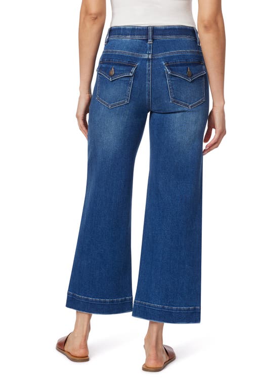 Curve Appeal Premium Crop Wide Leg Jeans In Union