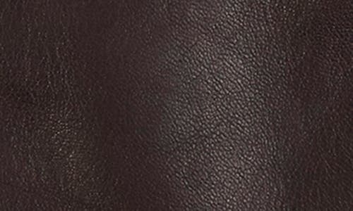Bruno Magli Braided Cuff Leather Gloves In Brown