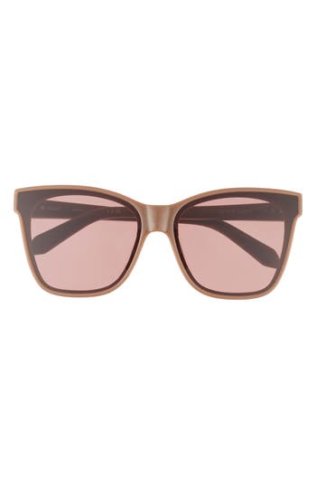 Quay After Party 51mm Square Sunglasses In Brown