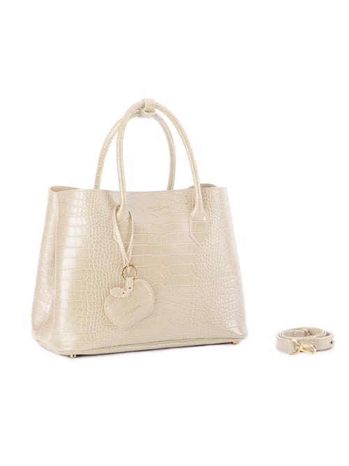 Teddy Blake Vanessa Croco 14" In Cream