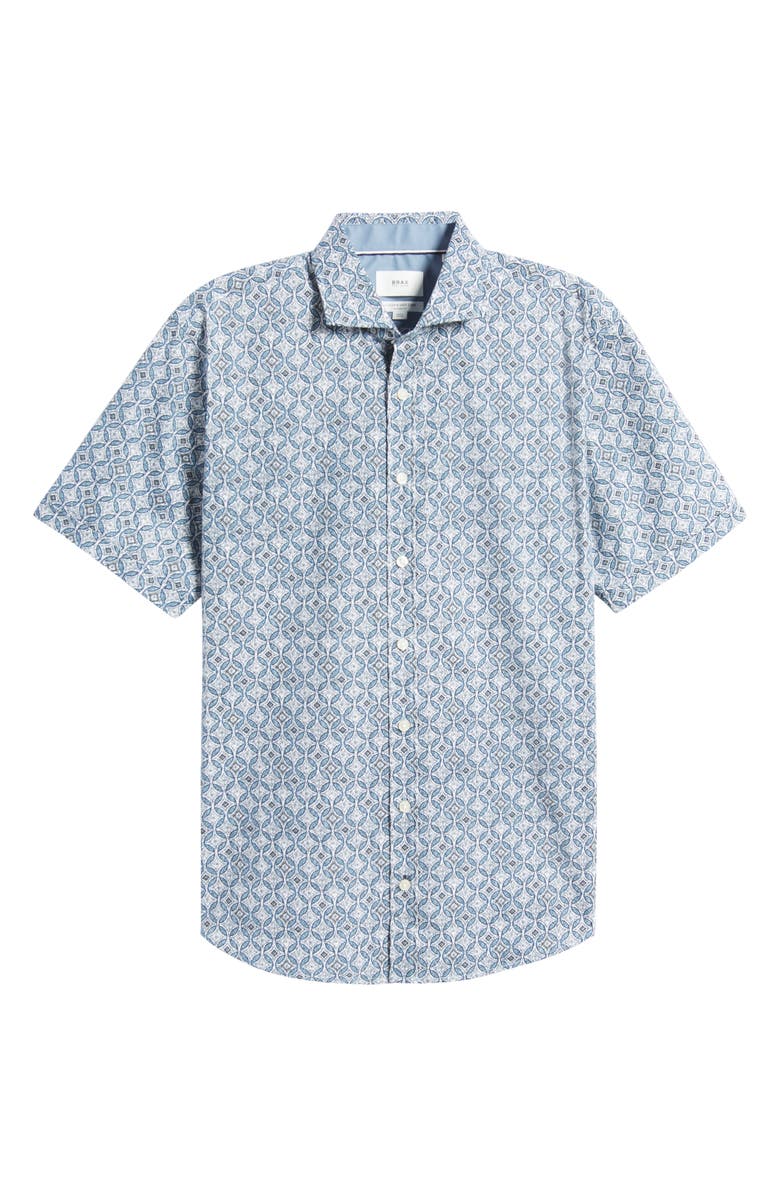 Brax Hardy Print Button-Up Shirt | Nordstrom