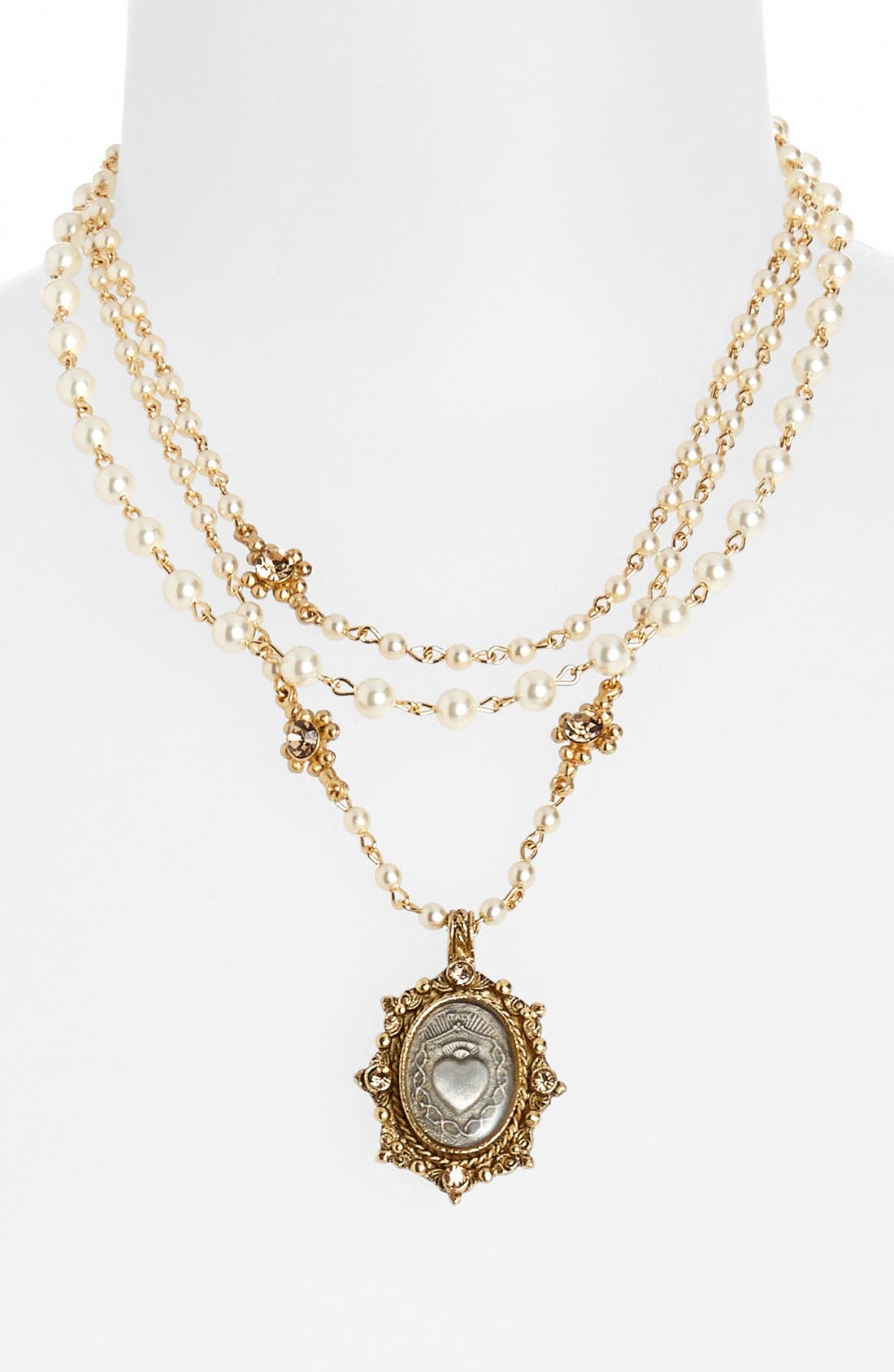 Virgins Saints And Angels 'Pearl Oval Magdalena' Necklace (Nordstrom ...