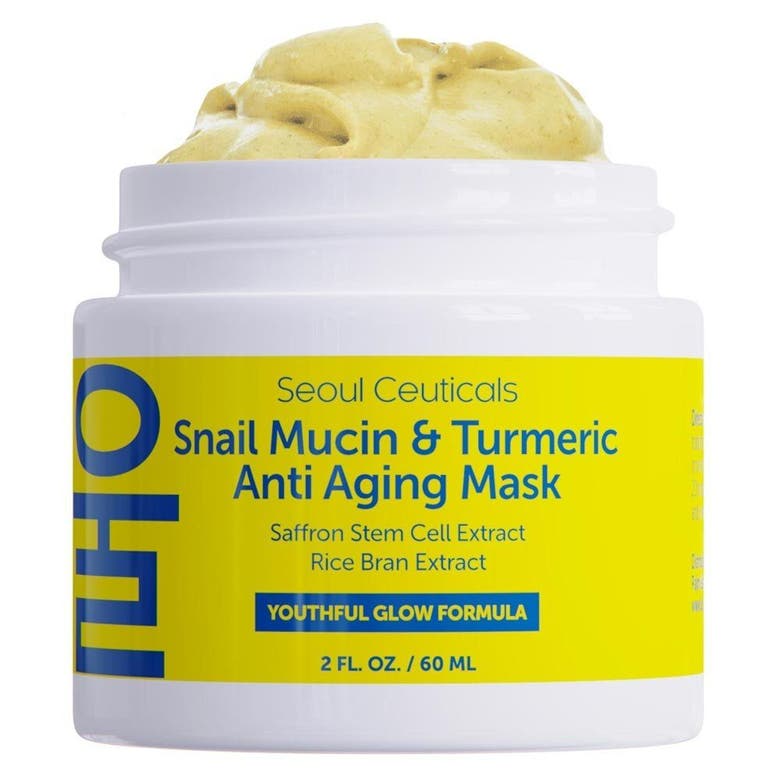 SEOUL CEUTICALS SEOUL CEUTICALS KOREAN SKINCARE SNAIL MUCIN & TURMERIC ANTI AGING MASK 
