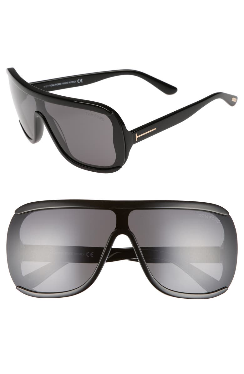 Tom Ford Porfirio 65mm One-Piece Lens Shield Sunglasses | Nordstrom