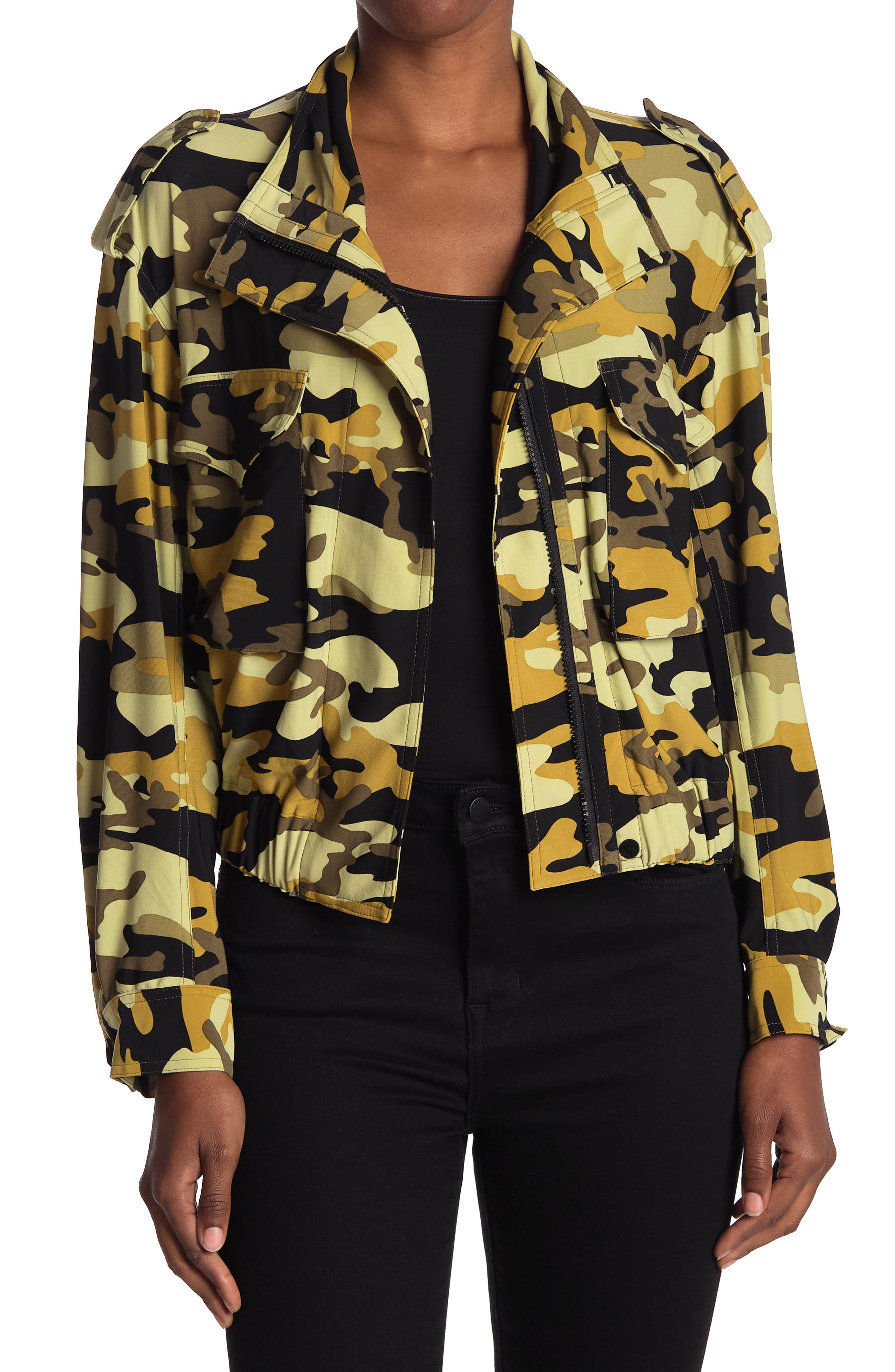 norma kamali camo jacket