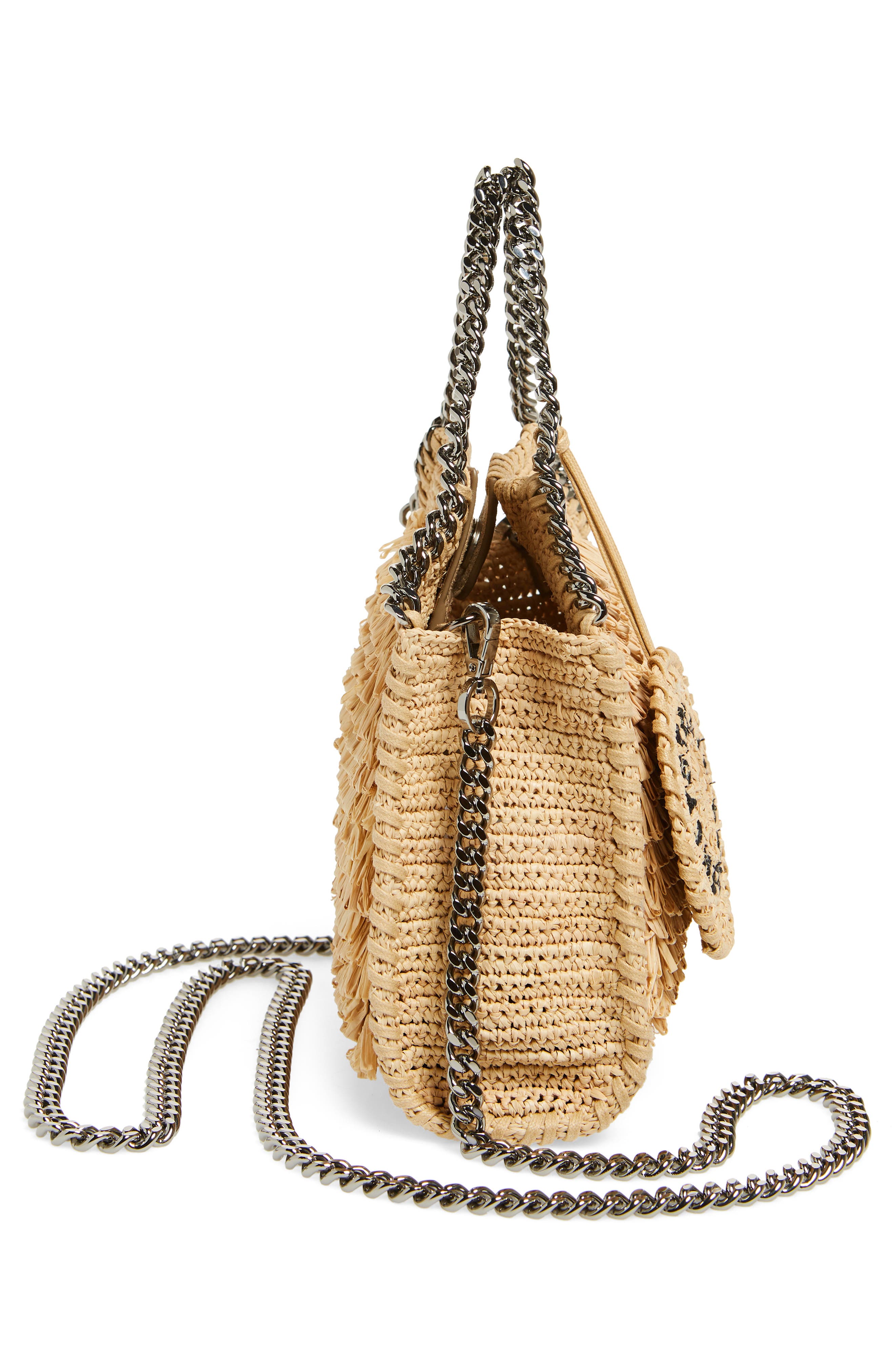 Tiny Falabella Fringe Raffia Tote