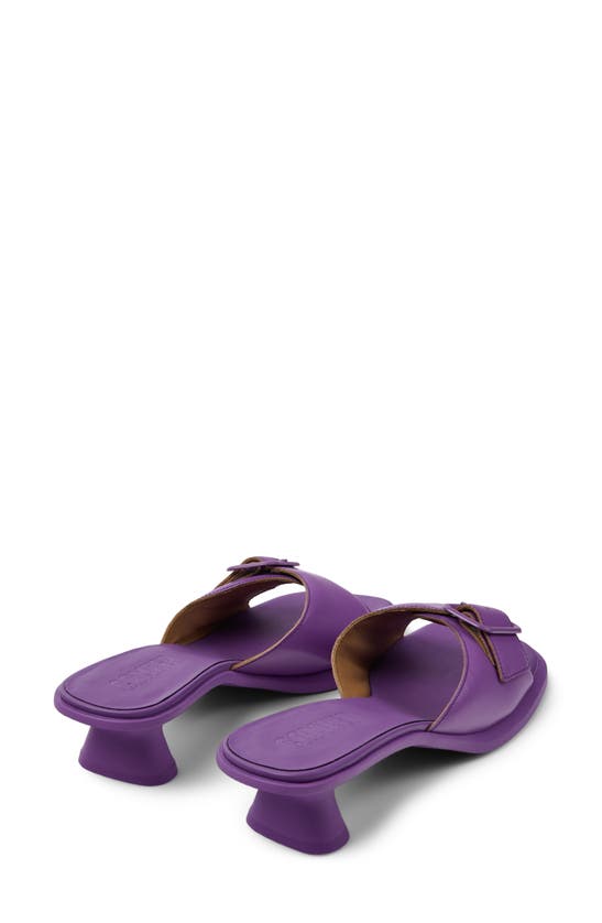 Shop Camper Dina Slide Sandal In Bright Purple