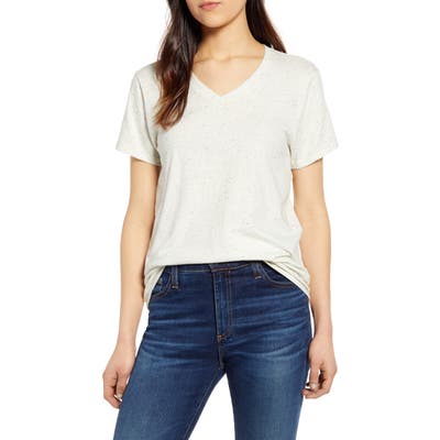 Lucky Brand Essential V-Neck T-Shirt, Beige