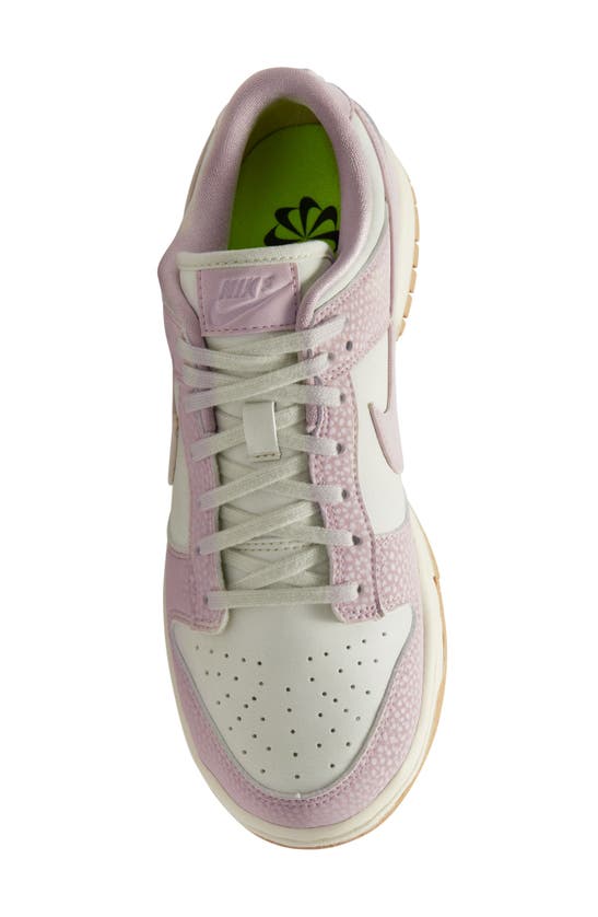 Shop Nike Dunk Low Premium Next Nature Basketball Sneaker In Light Bone/ Platinum Violet