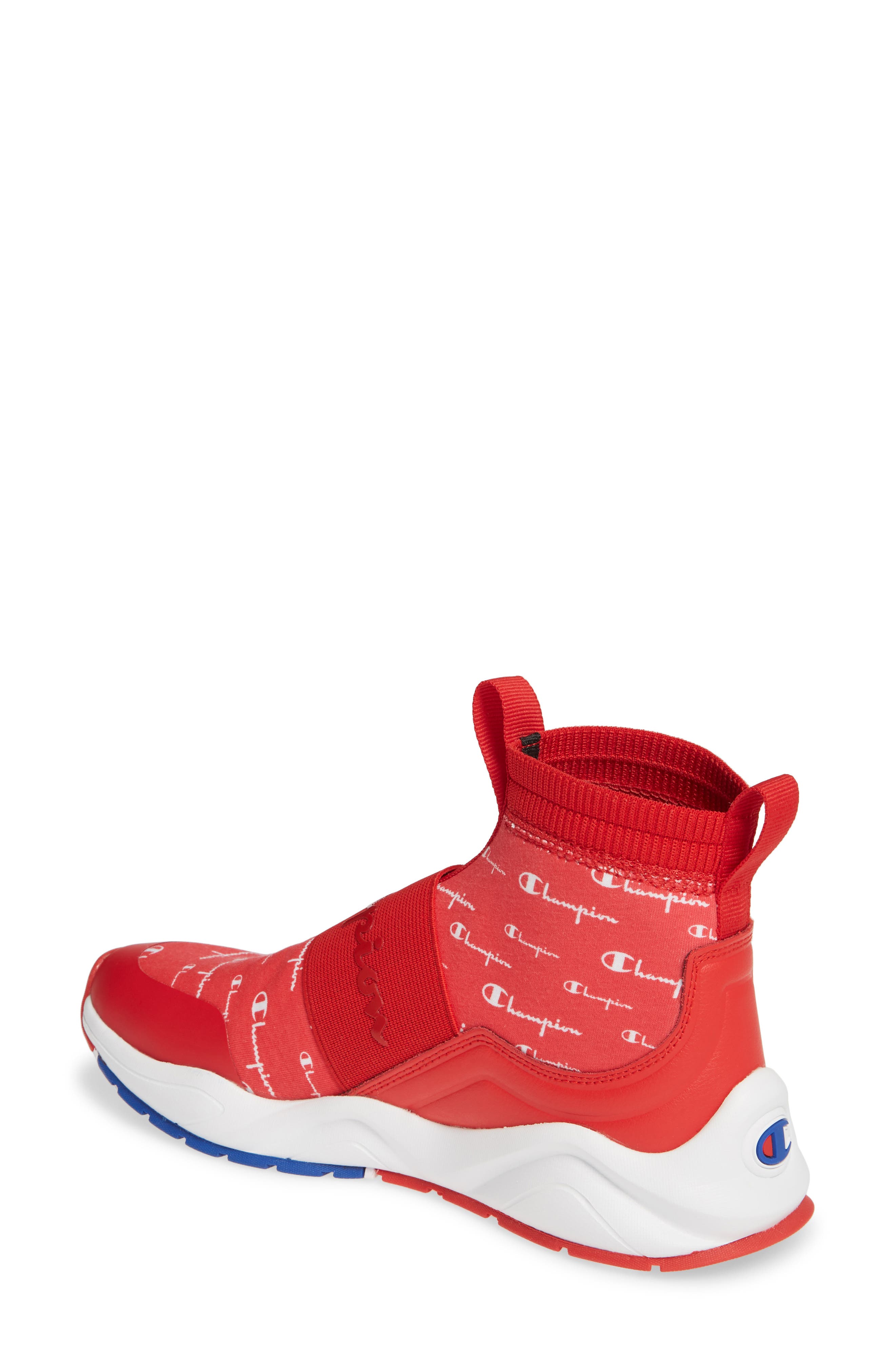 champion rally script sock sneaker